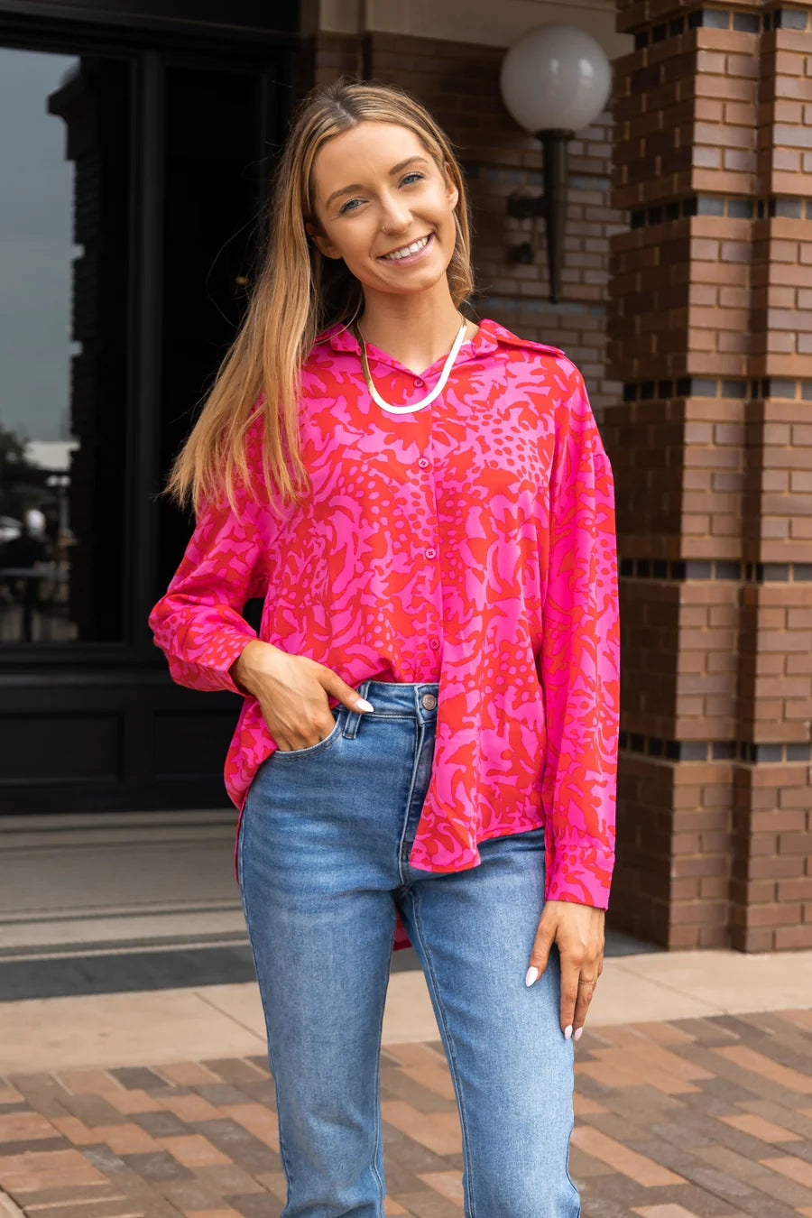 Cathryn Printed Top