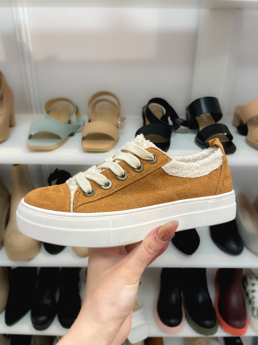 Tan Suede Sneaker