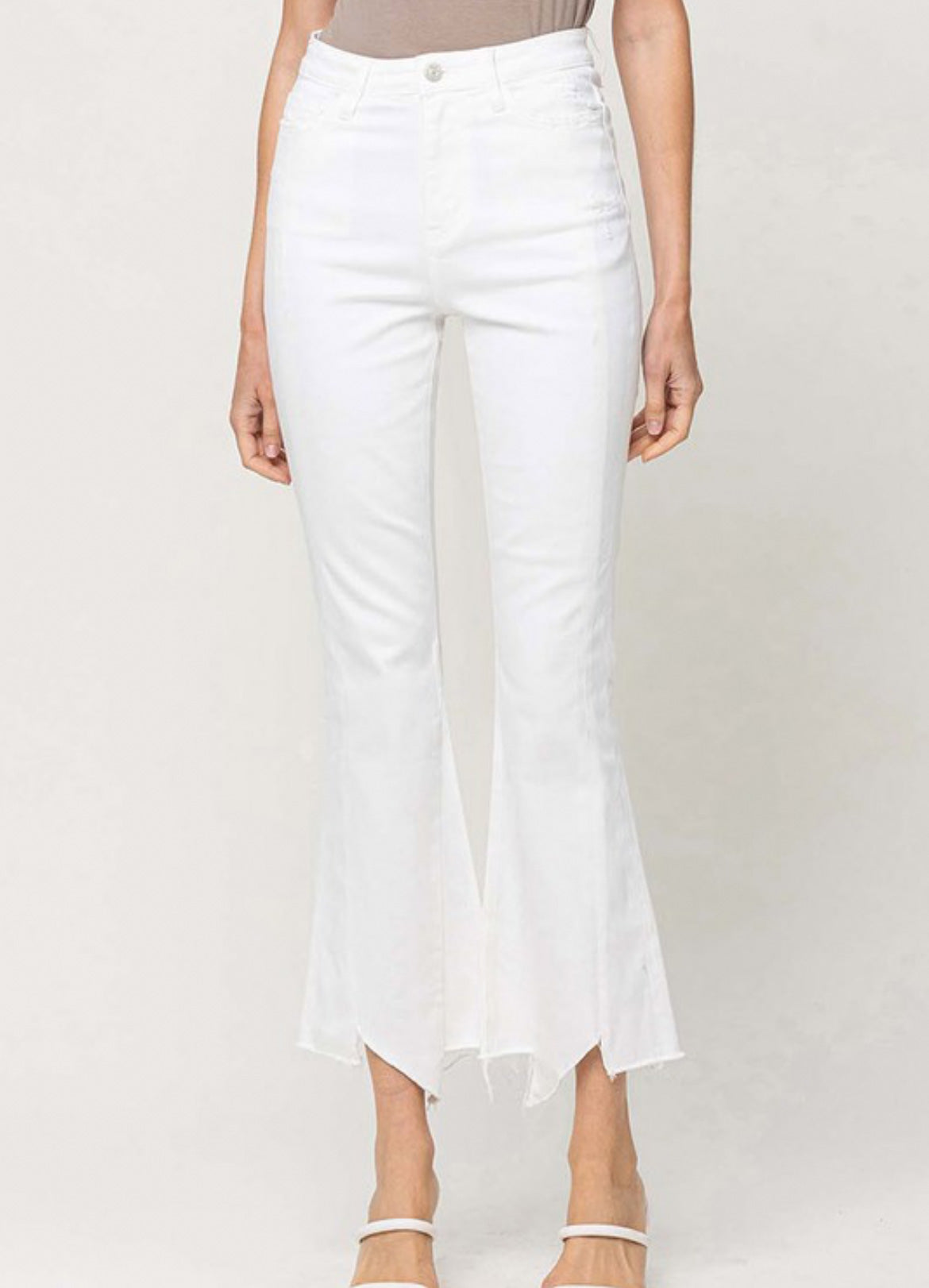 Vervet by Flying Monkey, Selena Optic White High Rise Jeans