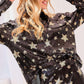 Shining Star Sequin Button Down Top