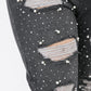 Pearl and Stone Embellished Jean